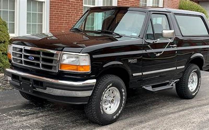 History Of The 1995-1996 Ford Bronco