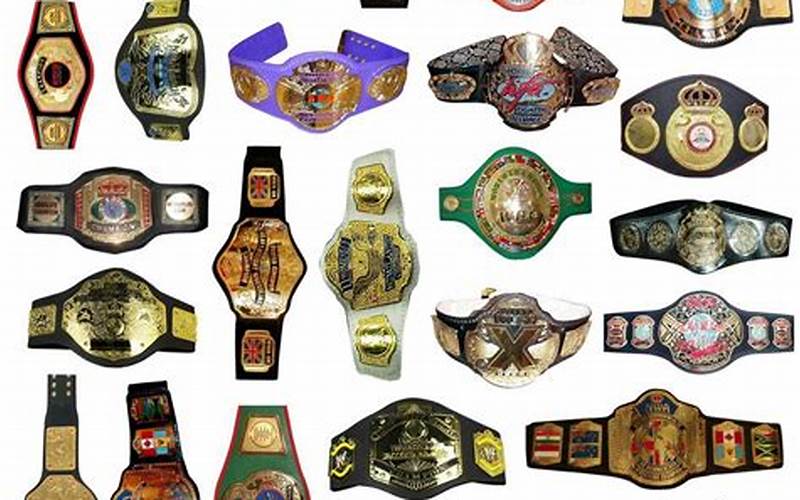 History Of Wrestling Belts