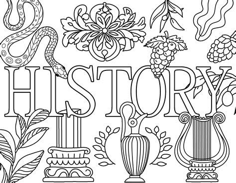 History Coloring Pages