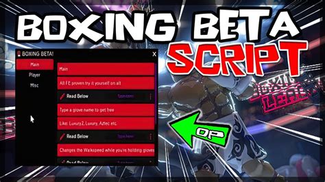 History of Boxing Beta Script