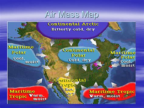 Map of Air Masses