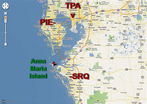 The Map of Anna Maria Island