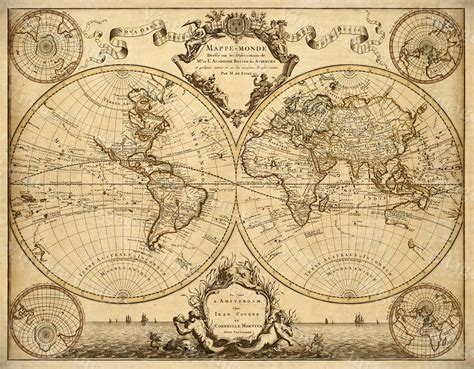 Antique Map of The World
