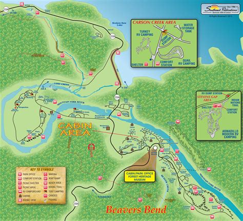 Map Beaver Bend State Park Map