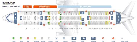 Boeing 777 200 Seating Map
