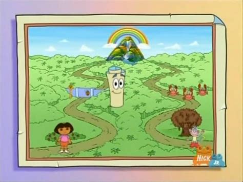 Dora the Explorer with Super Map