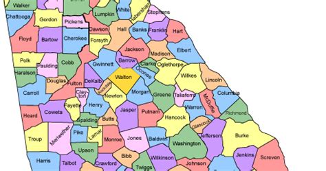 Georgia State Map