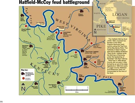 Hatfield and McCoy Trail Map
