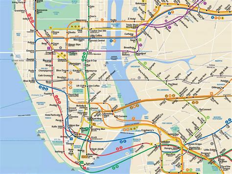High Resolution NYC Subway Map