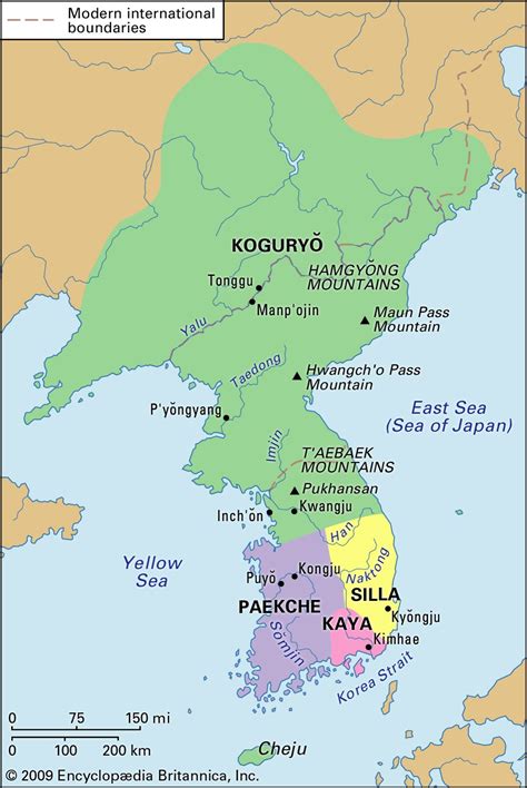 map of Korea