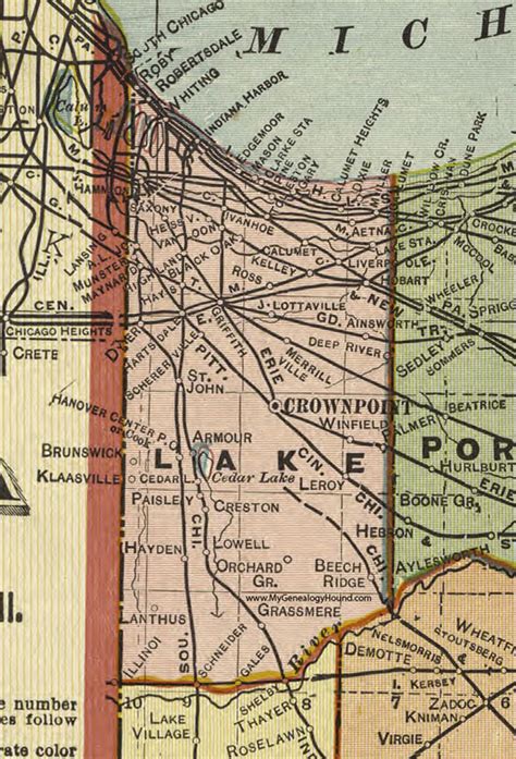 History of MAP Lake County In Gis Map