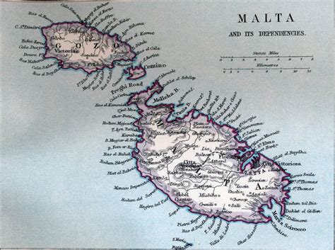 Malta on Map of Europe