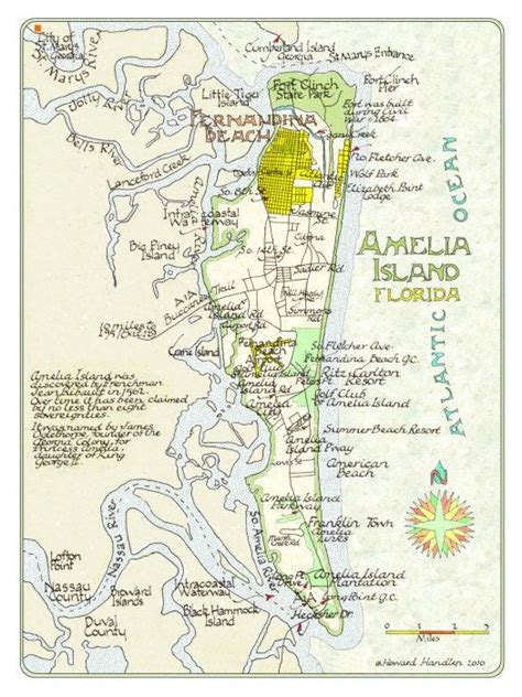 Map of Amelia Island Fl