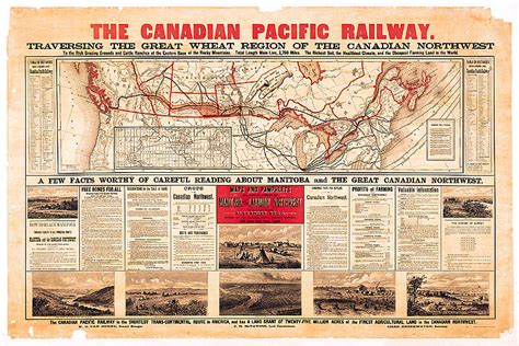 History of MAP Map Of Canadian Pacific Railroad