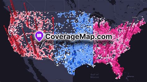 MAP Map Of Cell Phone Coverage