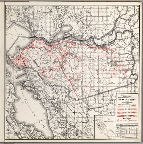 MAP Map Of Contra Costa County
