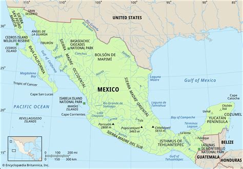 Map of Mexico