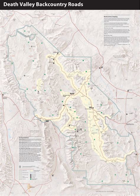 Map Of Death Valley National Park