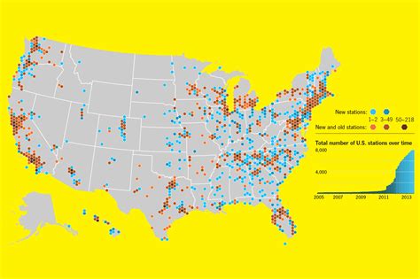 History of MAP Map Of Electric Charging Stations
