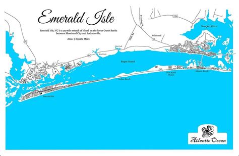 Map Of Emerald Isle North Carolina