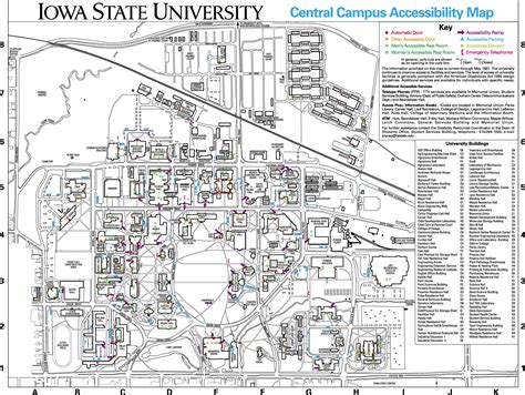 MAP Map Of Iowa State Campus