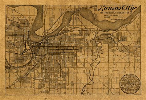 Map of Kansas City MO