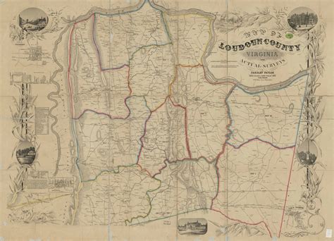 Map of Loudoun County Virginia