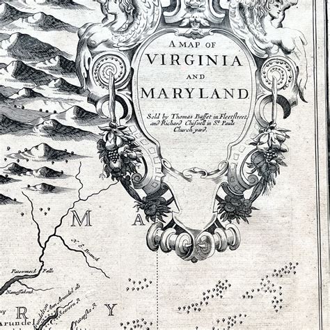 Map of Maryland and Virginia