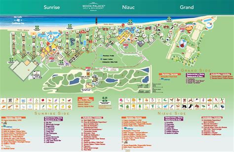 MAP Map Of Moon Palace Cancun