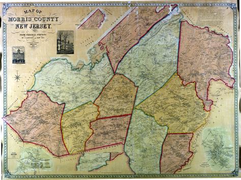 Map of Morris County New Jersey