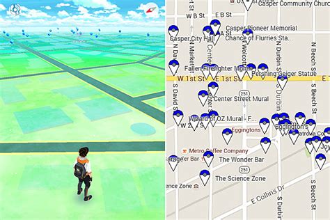 Map of Pokemon Go Stops