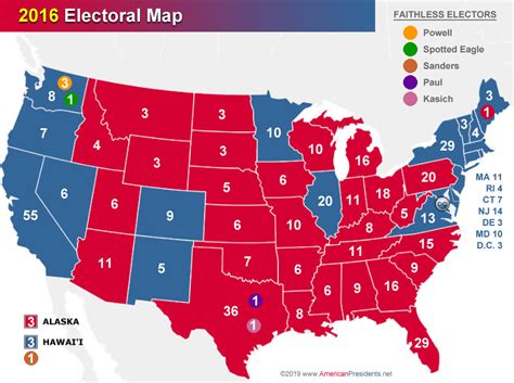Map of Popular Vote 2016