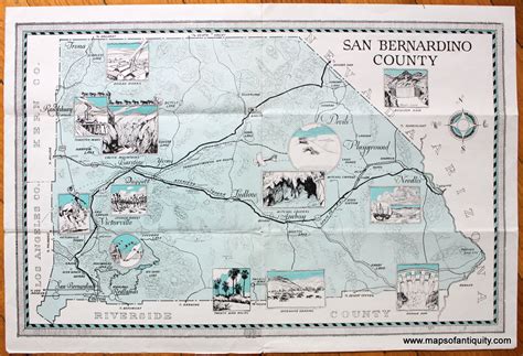 San Bernardino County Map