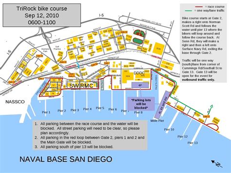 Aerial view of San Diego Naval Base