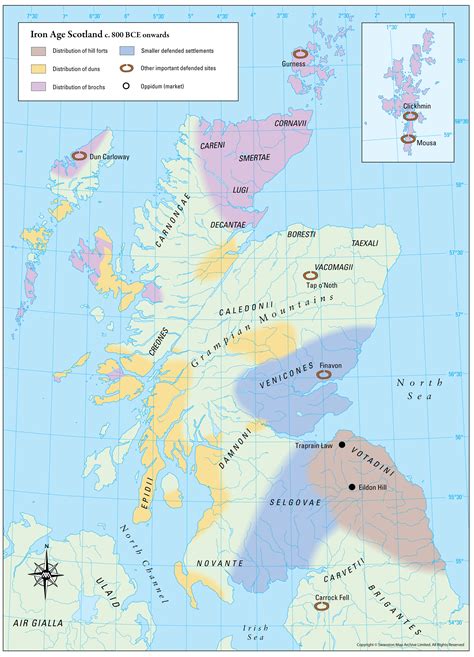 Map of Scotland and England