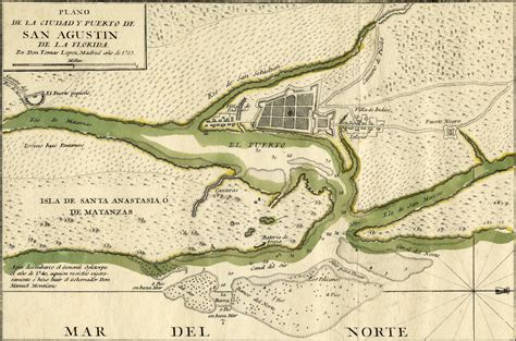 Map of St. Augustine Florida