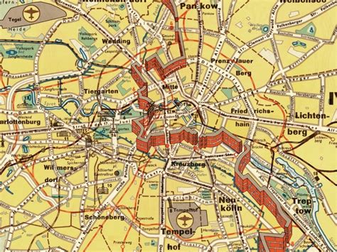 Berlin Wall Map