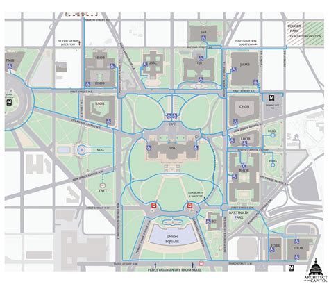 Map of Capitol Building