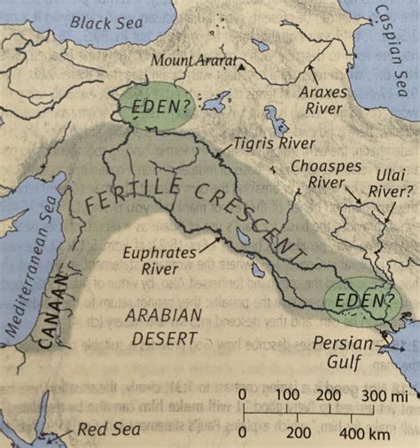 MAP Map Of The Garden Of Eden