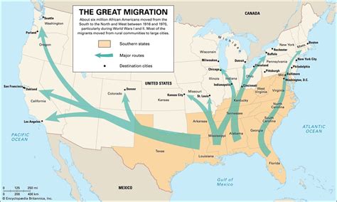 History of MAP Map Of The Great Migration
