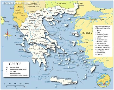 Map of the Greek Islands