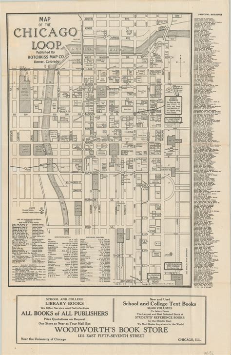 Map of the Loop Chicago