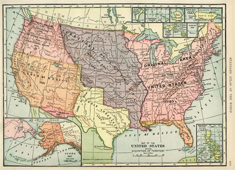History of Map Map of the United States Images