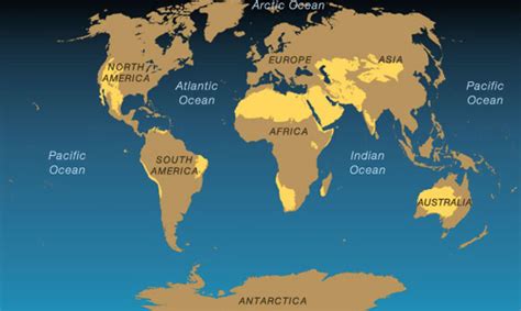 MAP of the world's deserts