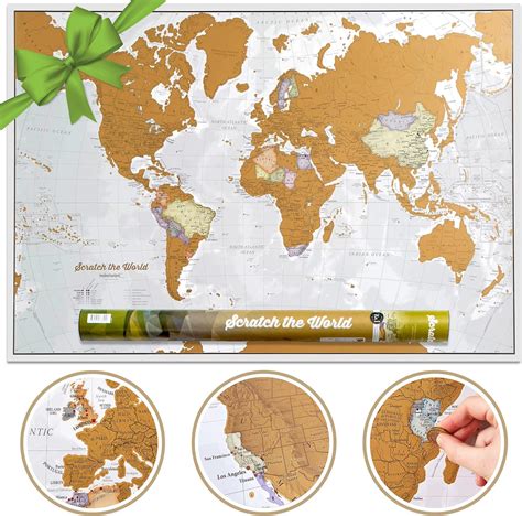 Map Of World Scratch Off