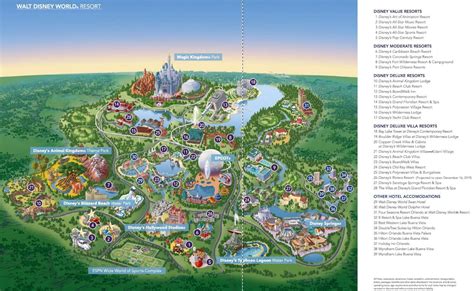 Walt Disney World Resort map