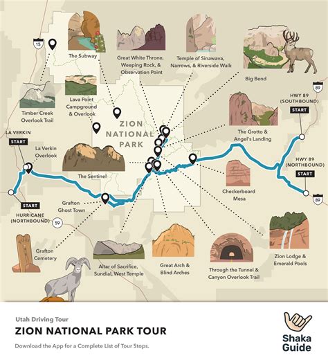 Utah Map National Parks