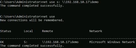 History of Map Net Use To Map Drive