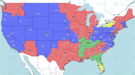 History of MAP Nfl Tv Map Week 2