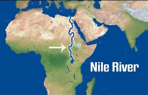 MAP of The Nile River